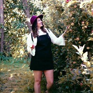 Primark | Black Denim Overall Dress